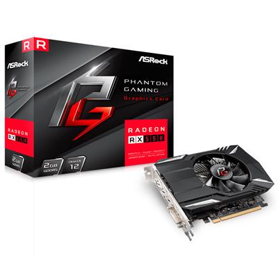 Placa de Video ASRock Radeon Phantom G R RX550 2G